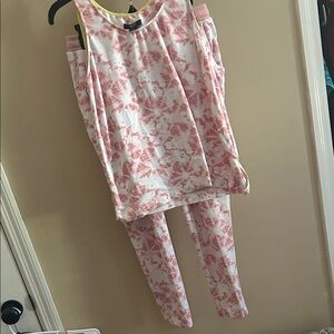 Simply Vera Vera Wang Pink Floral Pajama Set